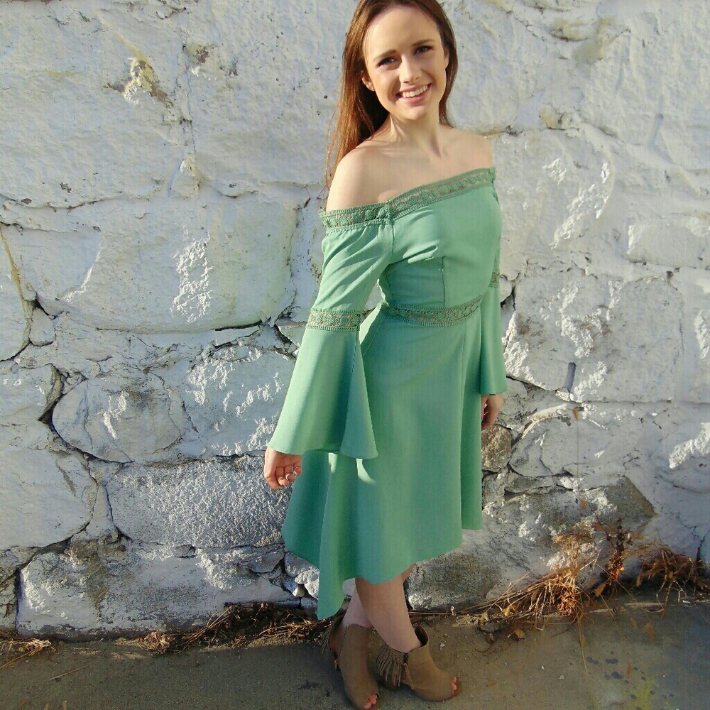 Off Shoulder BOHO dress